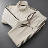 Conjunto de algodão elegante para homem