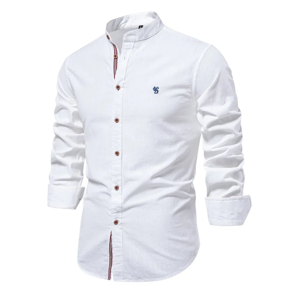 Camisa de linho elegante