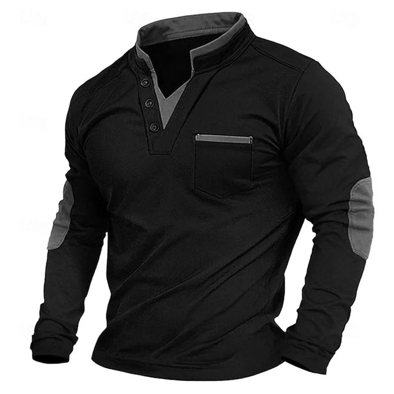 Camisola com decote em V para homem