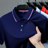 Camisa pólo casual de verão