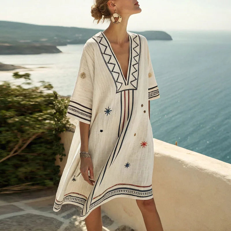 Moda Lusitana - Vestido de Praia Estiloso
