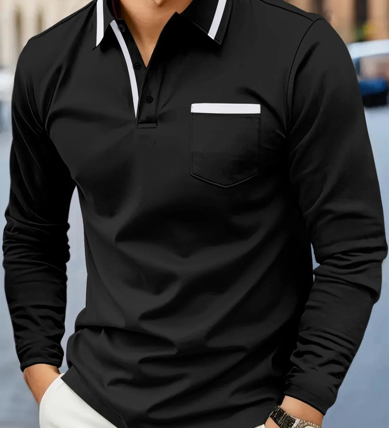 Camisola pólo casual