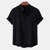 Camisa de verão elegante e respirável
