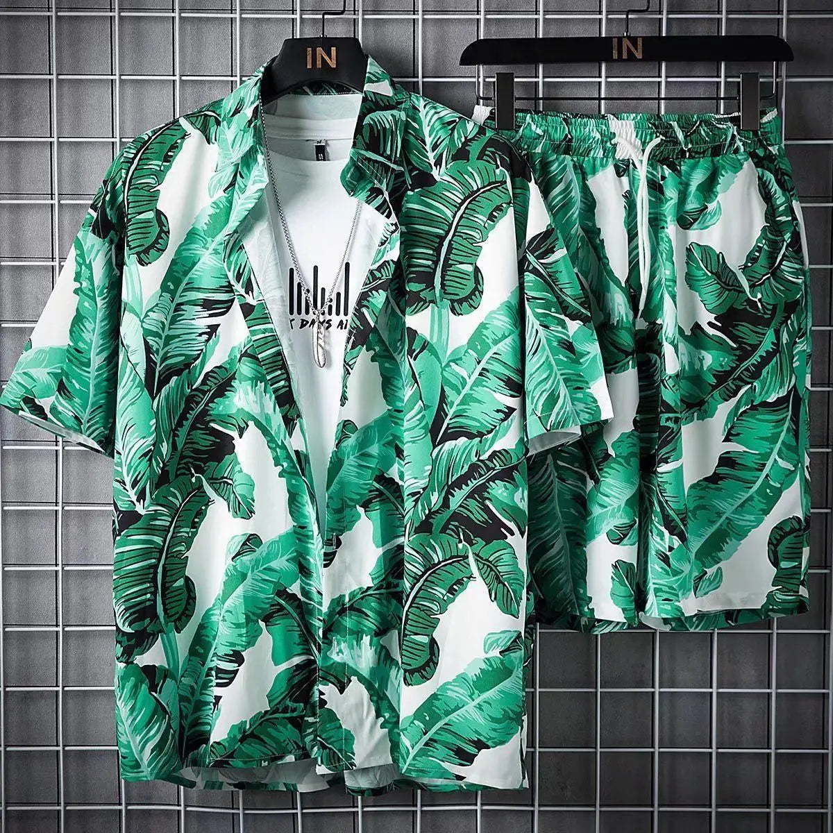 Conjunto floral de verão