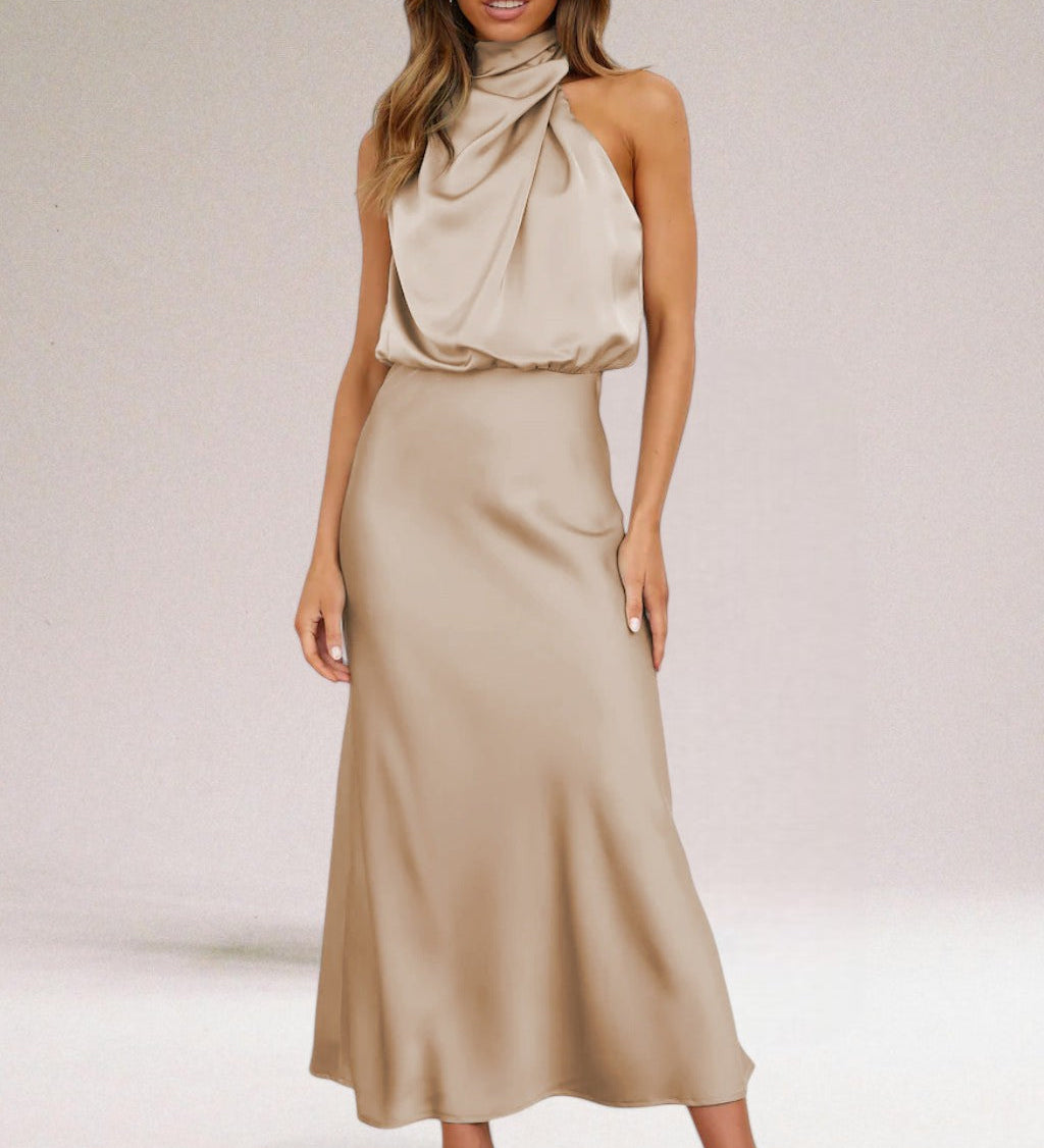 Vestido Glamouroso Halter