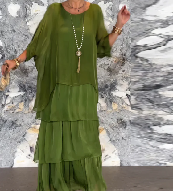 Solea™ | Vestido longo e fluido com estilo