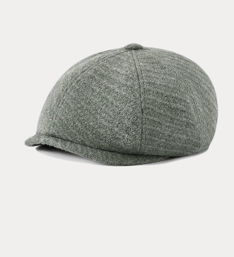 Moda Lusitana - Boné Masculino de Lã Estilo Clássico