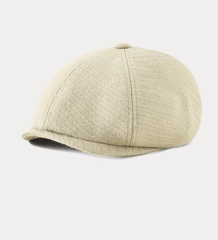 Moda Lusitana - Boné Masculino de Lã Estilo Clássico