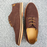 Sapatos de negócios Oxford de camurça