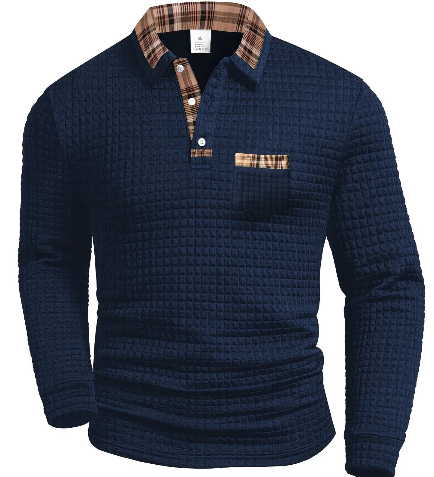 Camisa pólo com padrão
