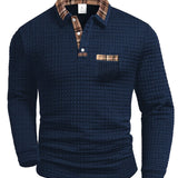 Camisa pólo com padrão