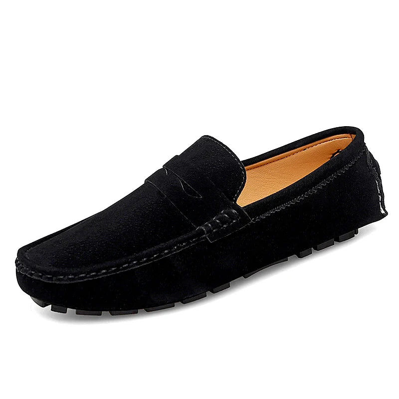 Mocassins de camurça para barco