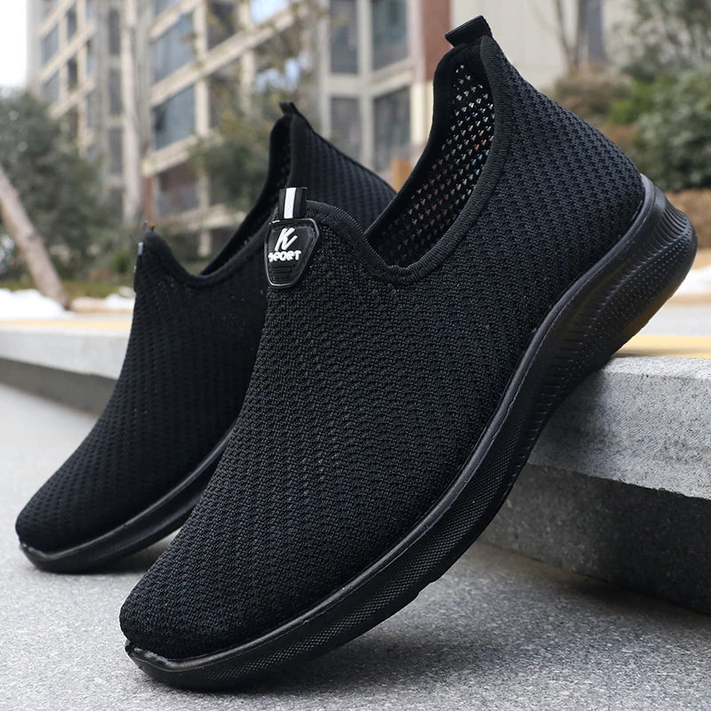 Sapatos Ultra-Confortáveis Respiráveis: Pretos — Alívio