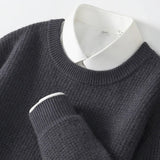 Camisola de malha de caxemira elegante