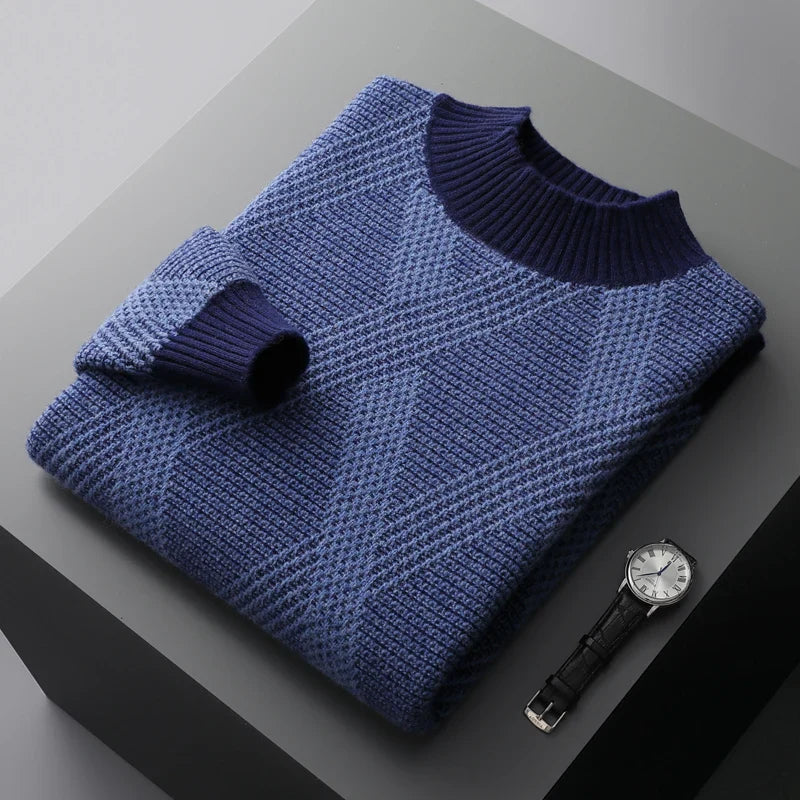 Camisola de caxemira com gola alta Cuzco