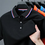 Camisa pólo casual de verão