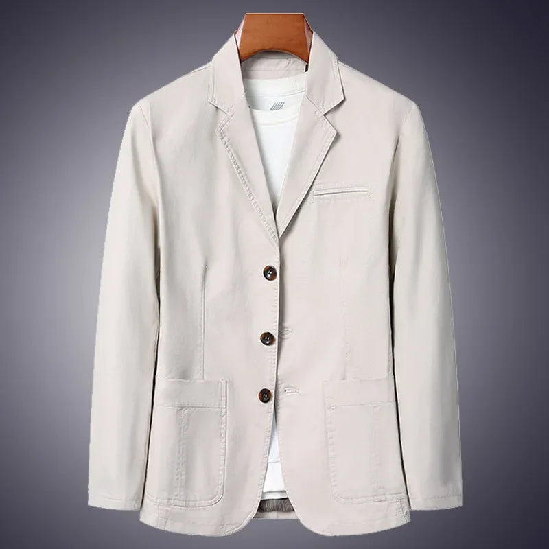 Blazer de algodão elegante