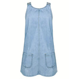 Moda Lusitana - Vestido descontraído com look de ganga