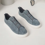 Sapatos de couro elegantes para homem