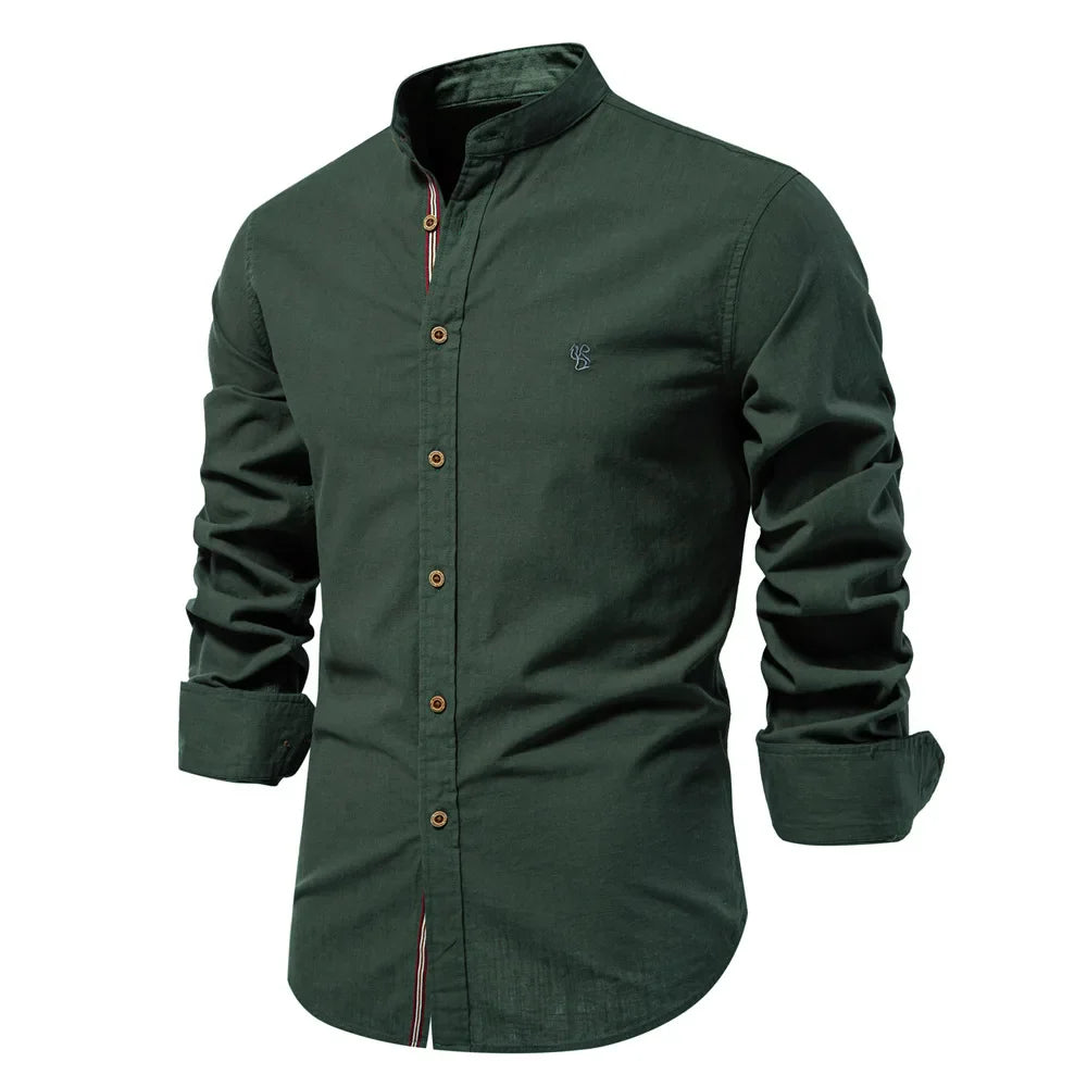 Camisa de linho elegante