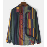 Moda Lusitana - Camisa Mosaico Linhas