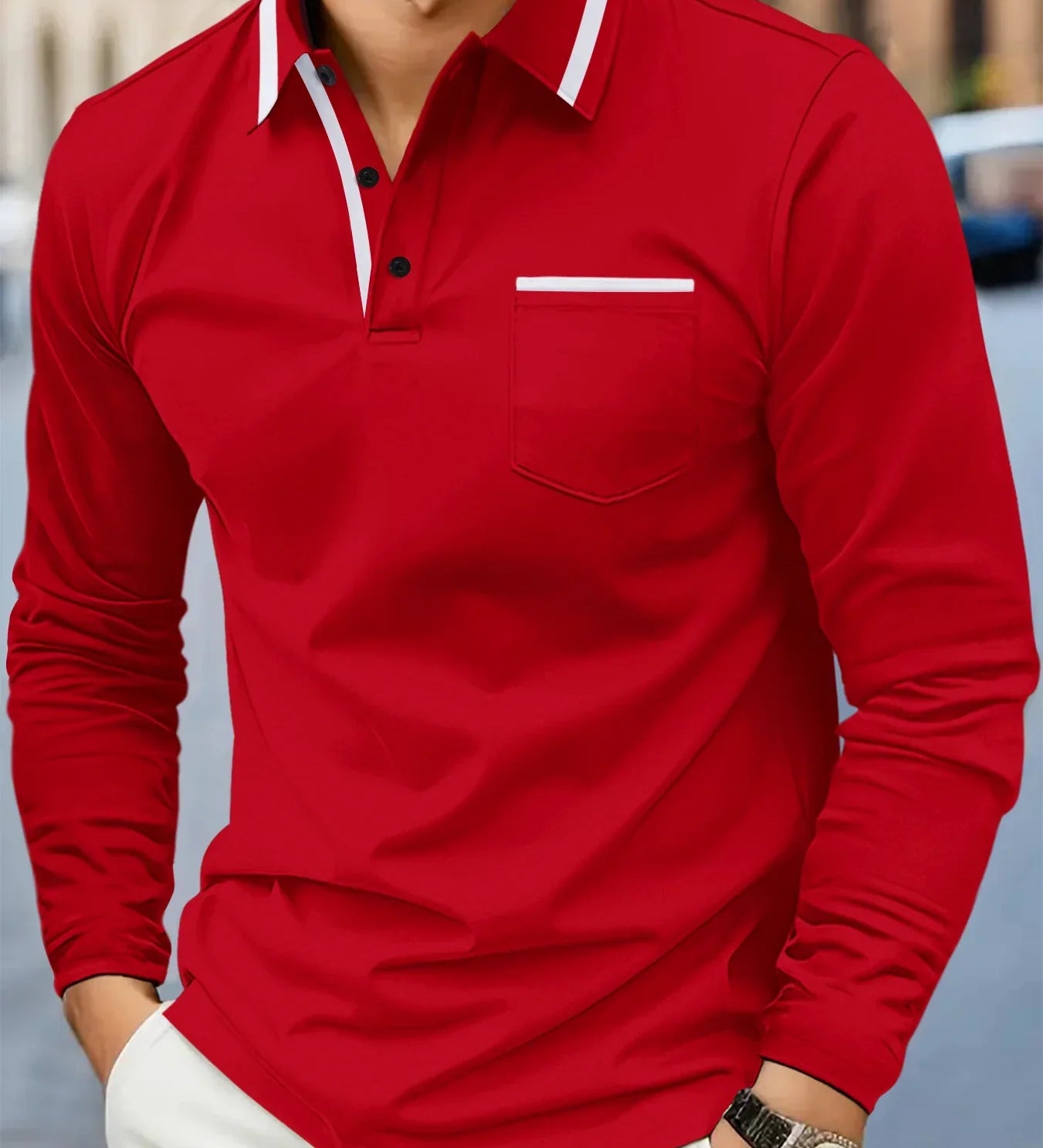 Camisola pólo casual