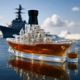 Barco Militar Garrafa de Whisky