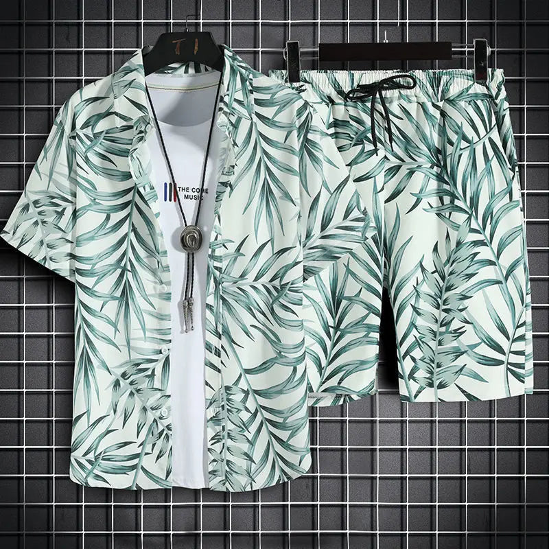 Conjunto floral de verão