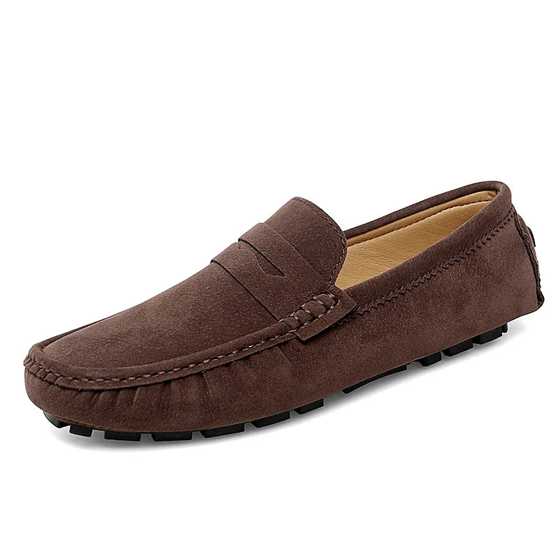 Mocassins de camurça para barco