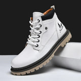 Botas de couro elegantes