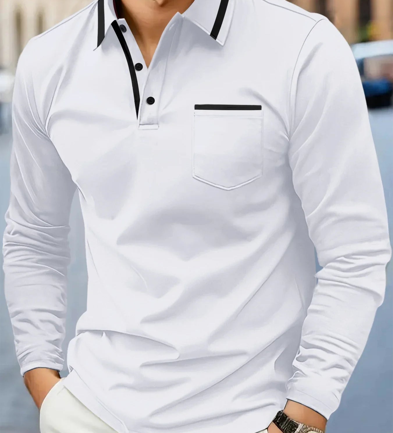 Camisola pólo casual