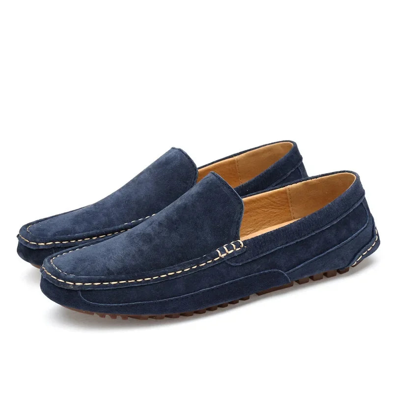 Mocassins de camurça premium chiques