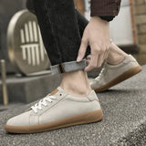 Sapatos Oxford elegantes em pele