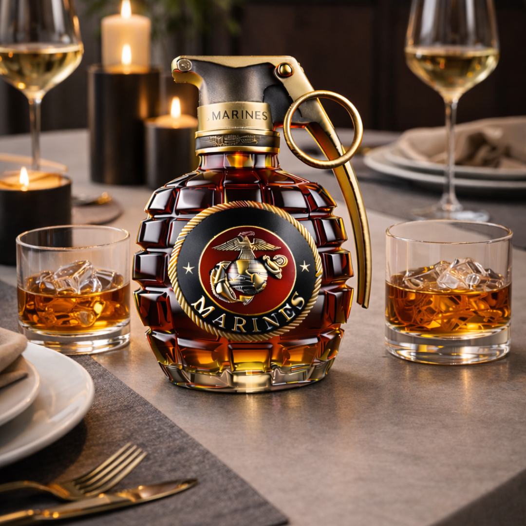 Moda Lusitana - Garrafa de Whisky Granate