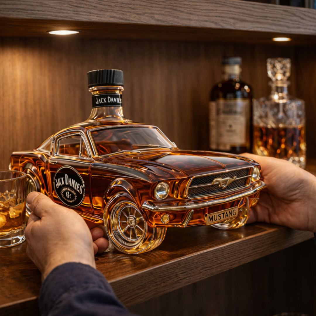 Moda Lusitana - Garrafa de Whisky Mustang
