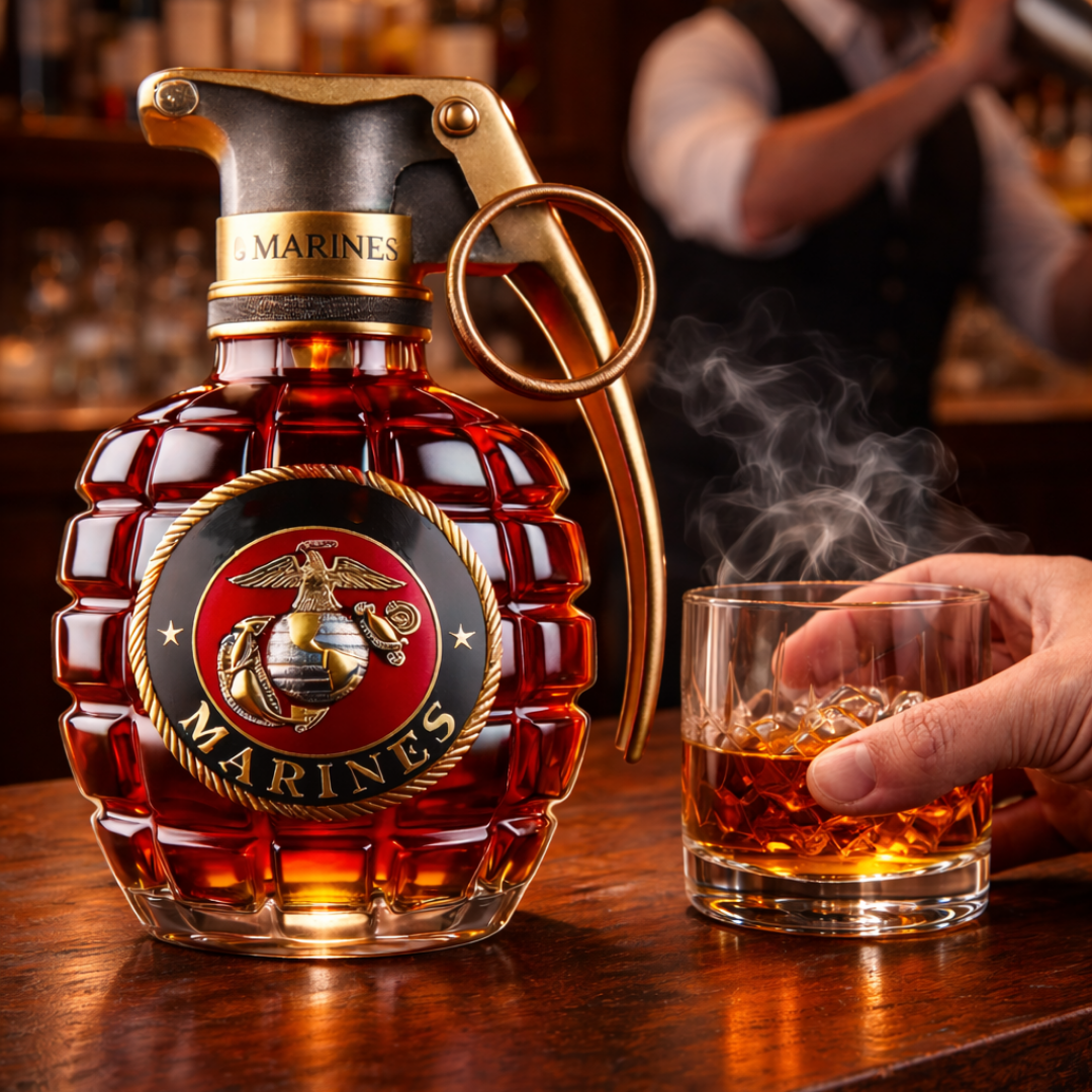 Moda Lusitana - Garrafa de Whisky Granate