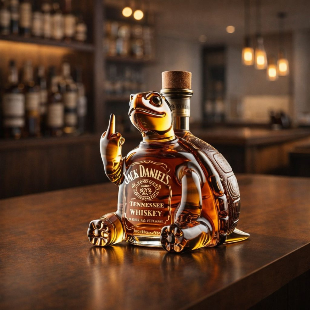 Moda Lusitana - Garrafa de Whisky em Forma de Tartaruga