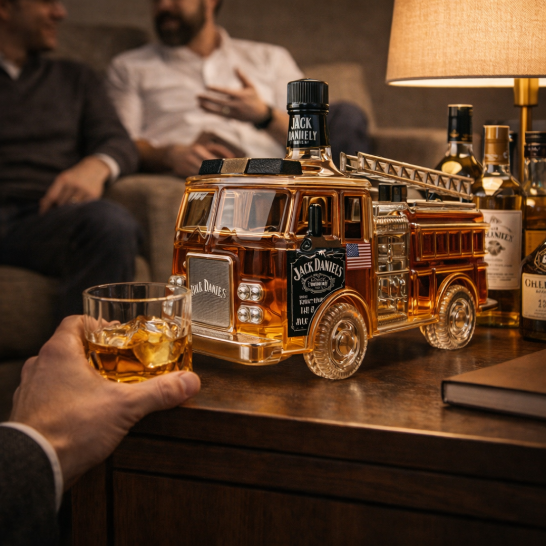 Moda Lusitana - Garrafa de Whisky Homenagem aos Bombeiros