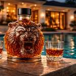 Moda Lusitana - Garrafa de Whisky Cabeça de Leão