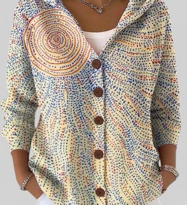 Carmen™ | Cardigan longo artístico e quente