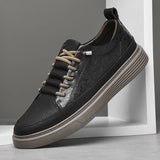 Sapatos de couro feitos à mão