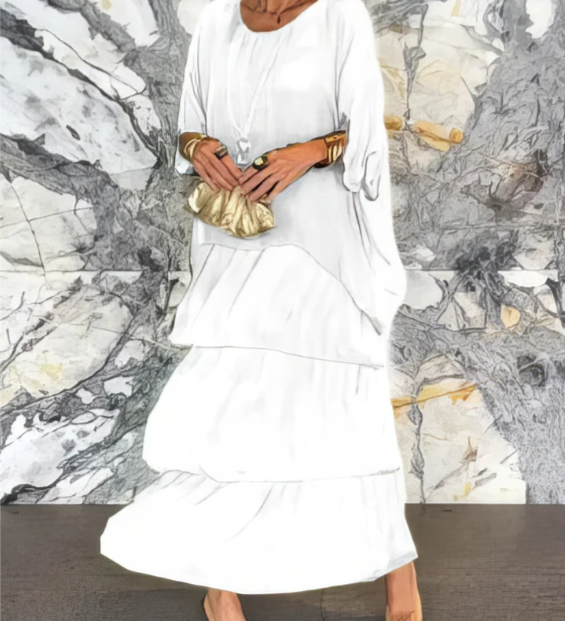 Solea™ | Vestido longo e fluido com estilo