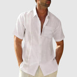 Camisa de verão em linho elegante