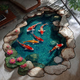 Tapete de Sala Tranquilo Piscina