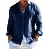 Moda Lusitana - Camisa Elegante de Tecido Respirável