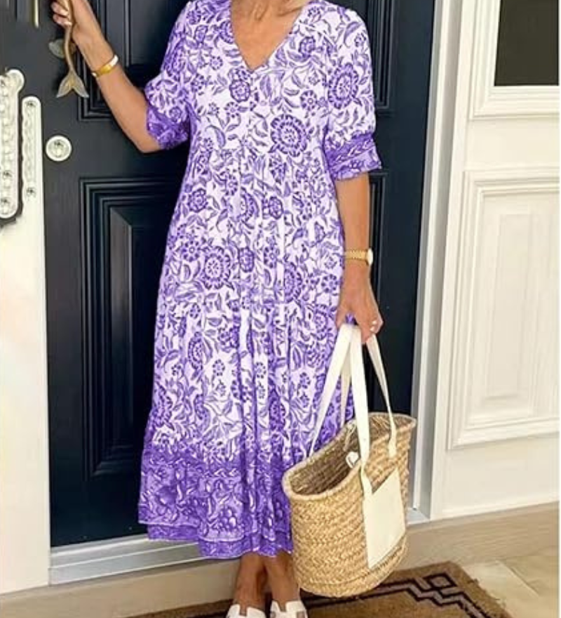 Nia™ | Vestido de Verão Elegante e Confortável