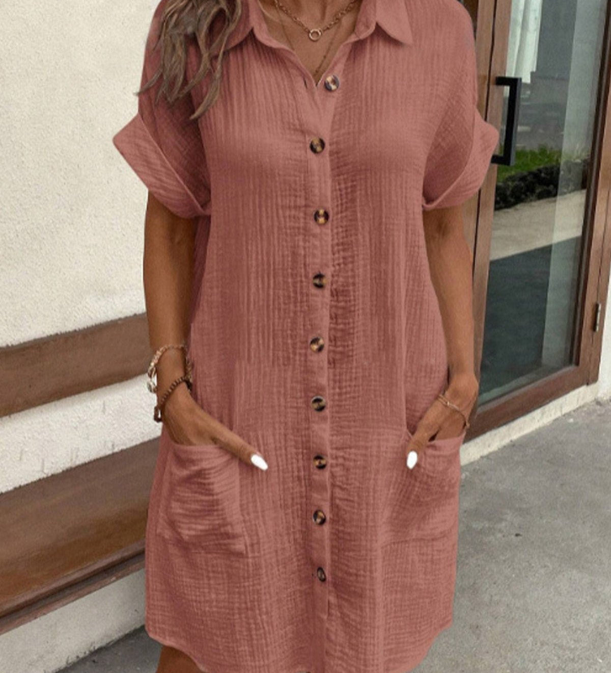 Vestido Polo Celest Elegante (Quase Esgotado)