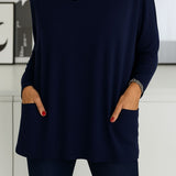 Victoria – Blusa longa feminina com elegância descontraída