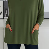 Victoria – Blusa longa feminina com elegância descontraída