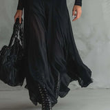 Orlina™ | Vestido Fluido de Camadas Transparentes